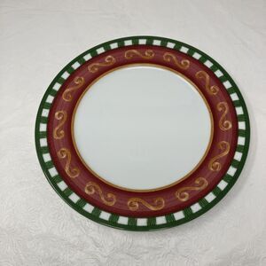 Villeroy & Boch FRESKE Winter Red Green 10.-5/8 " Dinner Plate Switch Gallo